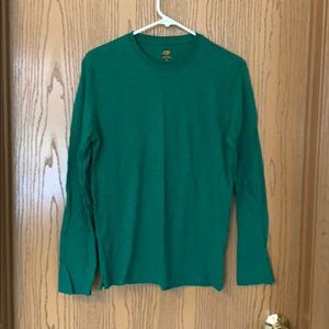 Long sleeve green shirt